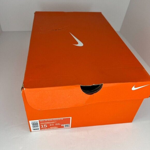 Nike Mens CW7356009 Pure Platinum Photo Blue Air Zoom Pegasus 38 Size 15 Sneaker - Picture 10 of 12
